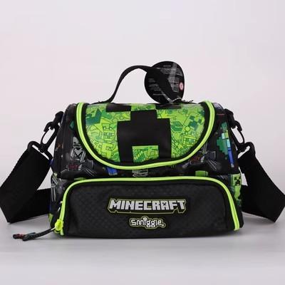 Smiggle Kids Lunch Bag Large Capacity Insulated Lunch Box Tote for School Students Portable Meal Cooler Bag Cute Design