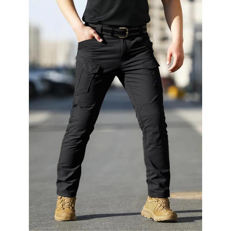 

Multifunctional Pockets and Button Zipper Placket Lightweight Breathable Overalls for All Seasons 5 S чёрный