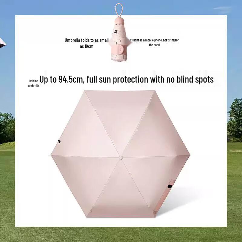 Beneunder UV Protection Capsule Folding Umbrella