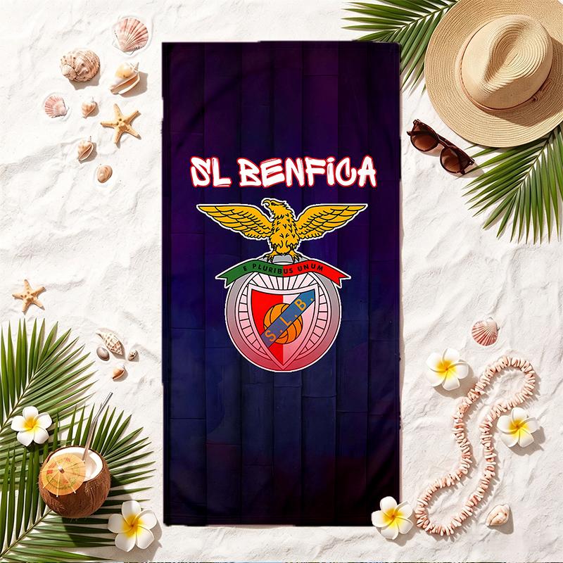 Sport Lisboa e Benfica Soft Beach Towel Stylish Beach Pool Towel for Summer Seaside Vacation Travel