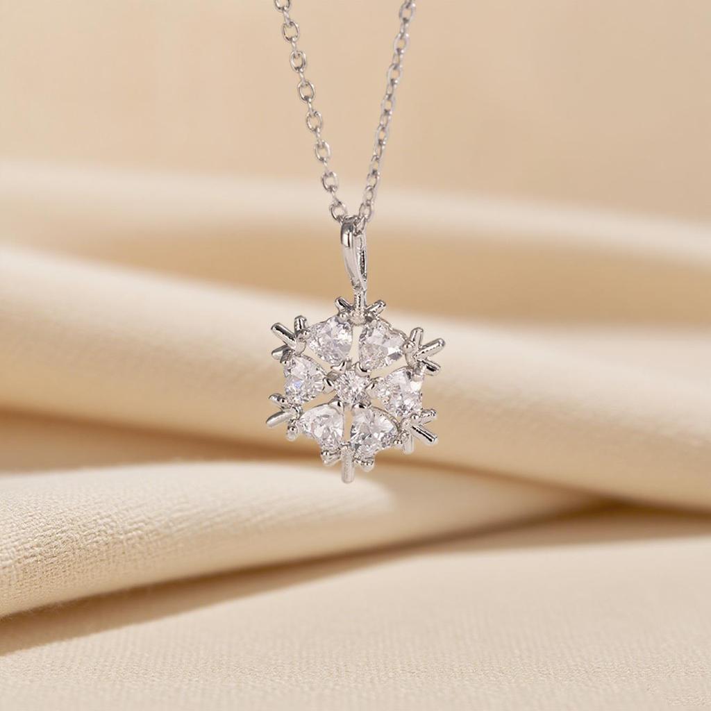 Elegant Light Luxury Zircon Necklace for Women - Gold-Plated, Simple Clavicle Chain