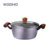 WODHO 3-Piece Wok, Soup Pot, and Frying Pan Cookware Set