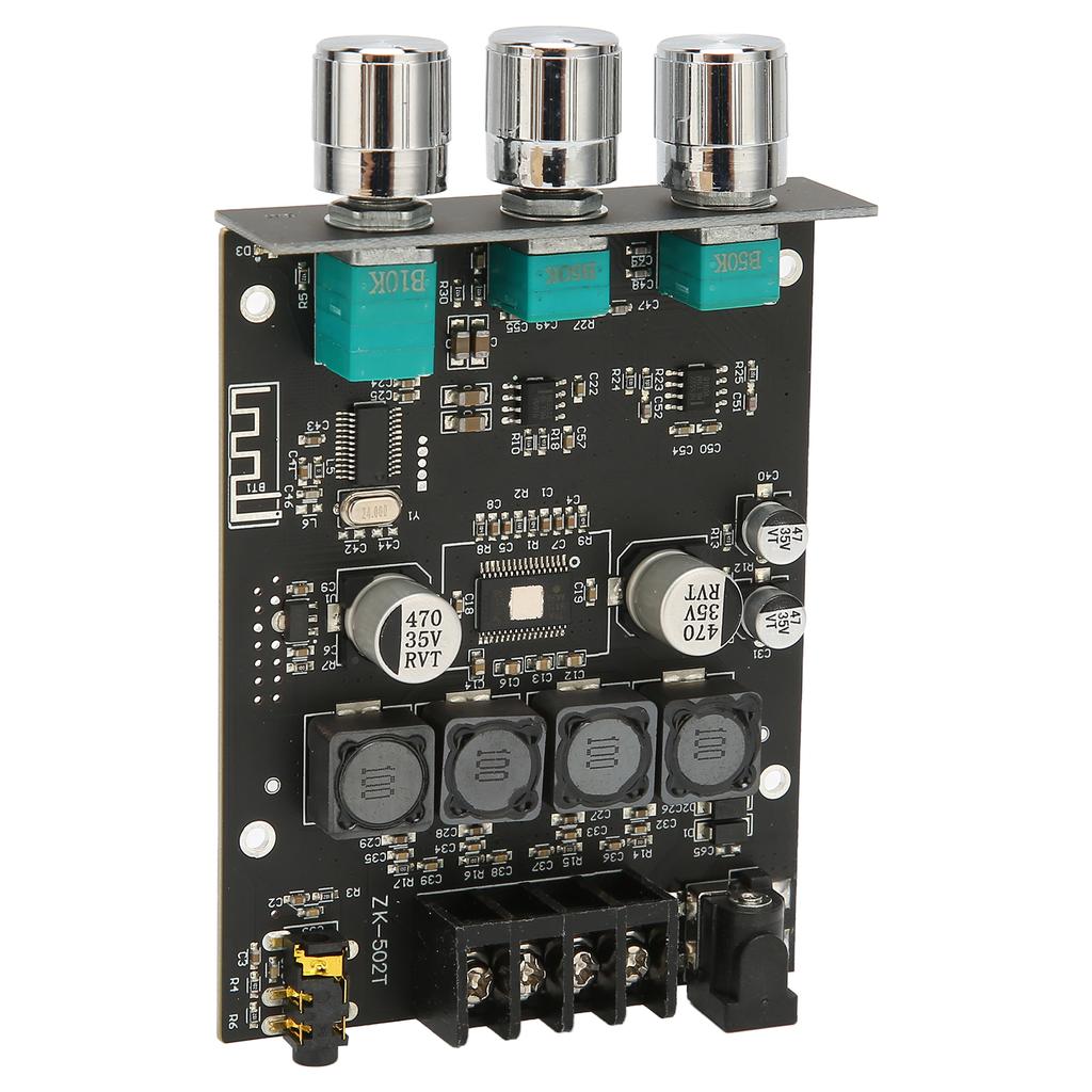 Bluetooth Amplifier Module 2 Channel High Power Digital AUX Sound Amp Receiver Board for Bass Treble