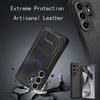 Vintage Leather Case for Samsung Galaxy S26 Ultra S25+ Plus S24 S23 A15 A16 A54 A55 A56 With Card Holder Pocket Kickstand