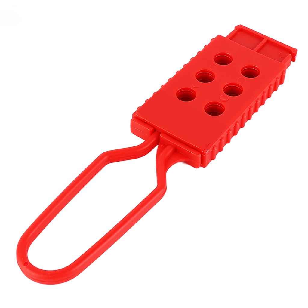 Hasp Lock 6 Holes Insulated Lockout Hasp Lightweight Portable Durable Buckle Lock