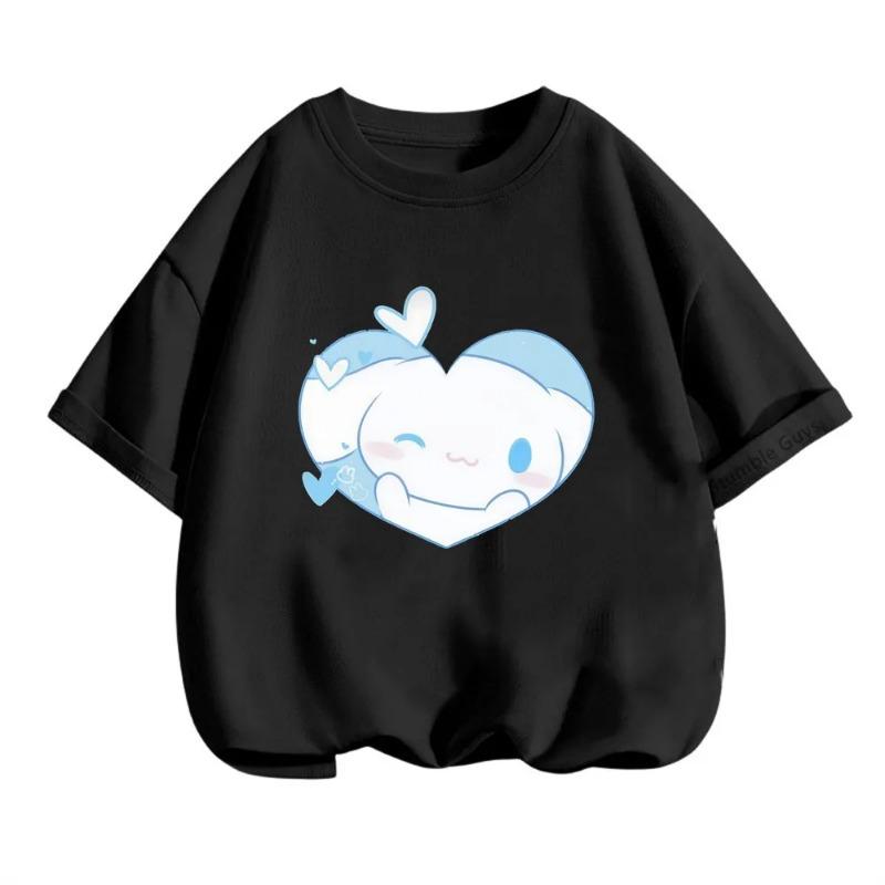 Pokémon Dratini Evolution Printed Pure Cotton T-shirt for Men and Women Spring/Summer New Collection Fashion Short Sleeved Shirt