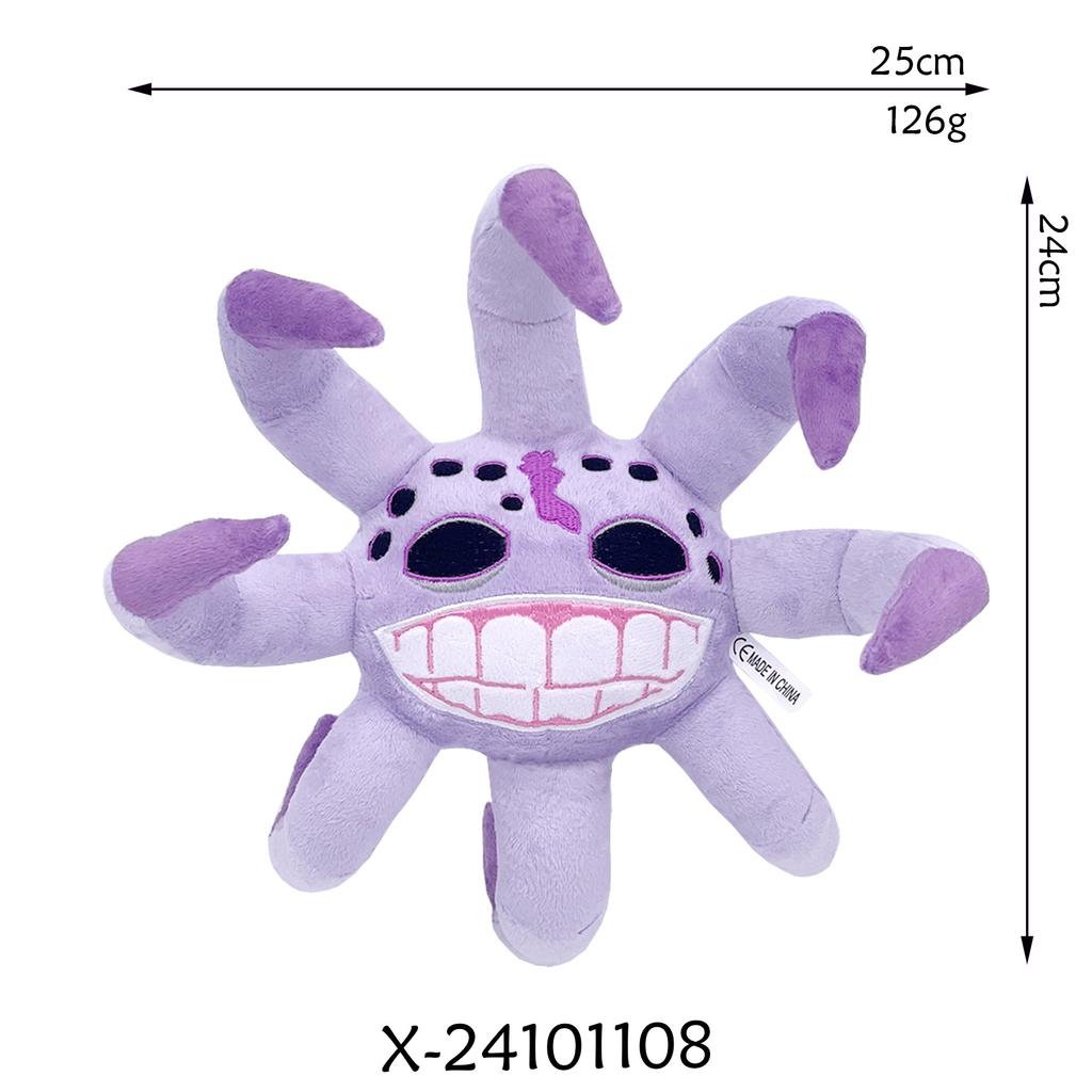 New DOORS FLOOR2 Door Second Floor Game Periphery Horror Moth Plush Toy Doll Grabber