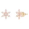 14K Snowflake Earrings PTGE0058