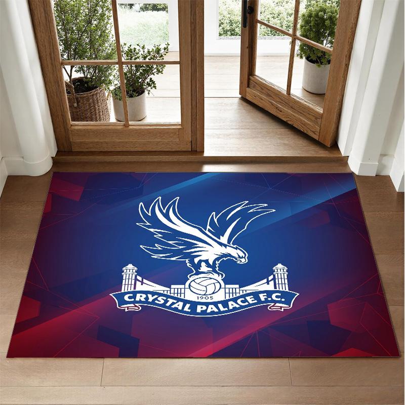Crystal Palace Design Crystal Velvet Rug Soft Decorative Mat for Bedroom Entrance