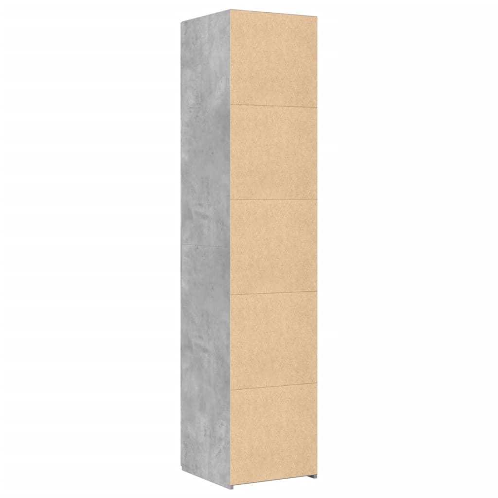 Highboard Concrete Grey 40 x 42.5 x 185 cm Particleboard