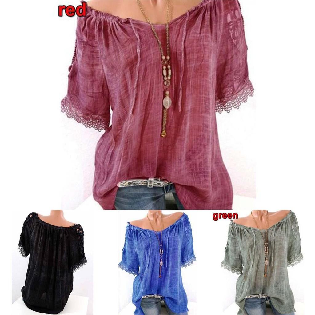 Elegante Blusa T-shirt in Chiffon a Spalle Scoperte da Donna con Design Elegante e Colori Versatili