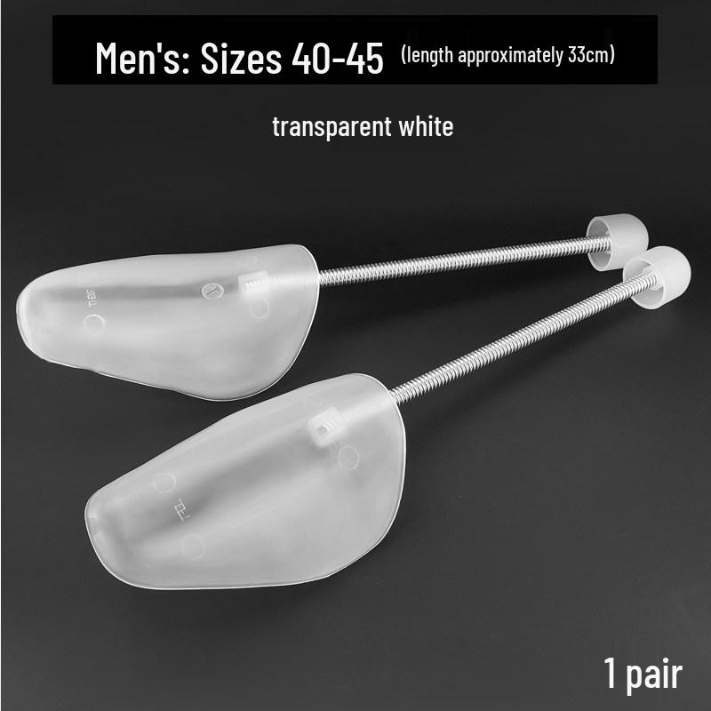 Adjustable Plastic Shoe Trees for Men & Women - Anti-Wrinkle, Non-Deforming, Telescopic Shoe Expanders