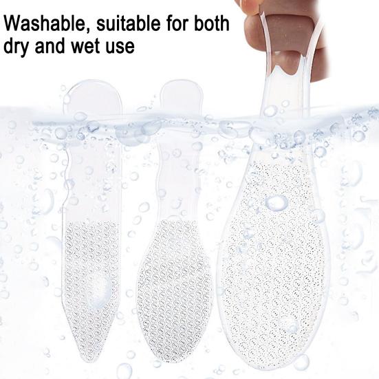 Nanometer Glass Foot File Callus Remover Foot Rasp Dead Skin Removal Exfoliator Foot Scrubber Reusable Manicure Pedicure Care Tools