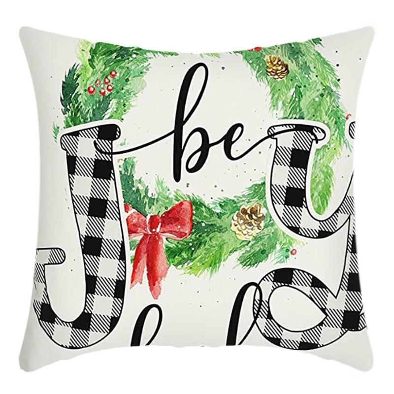 Christmas Nordic Style Santa Claus Pillowcase Home Sofa Cushion Car Cushion Cartoon Christmas Pillowcase