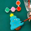 Christmas Cartoon Plaster Doll Painting Kit for Kids - Small Holiday Gifts