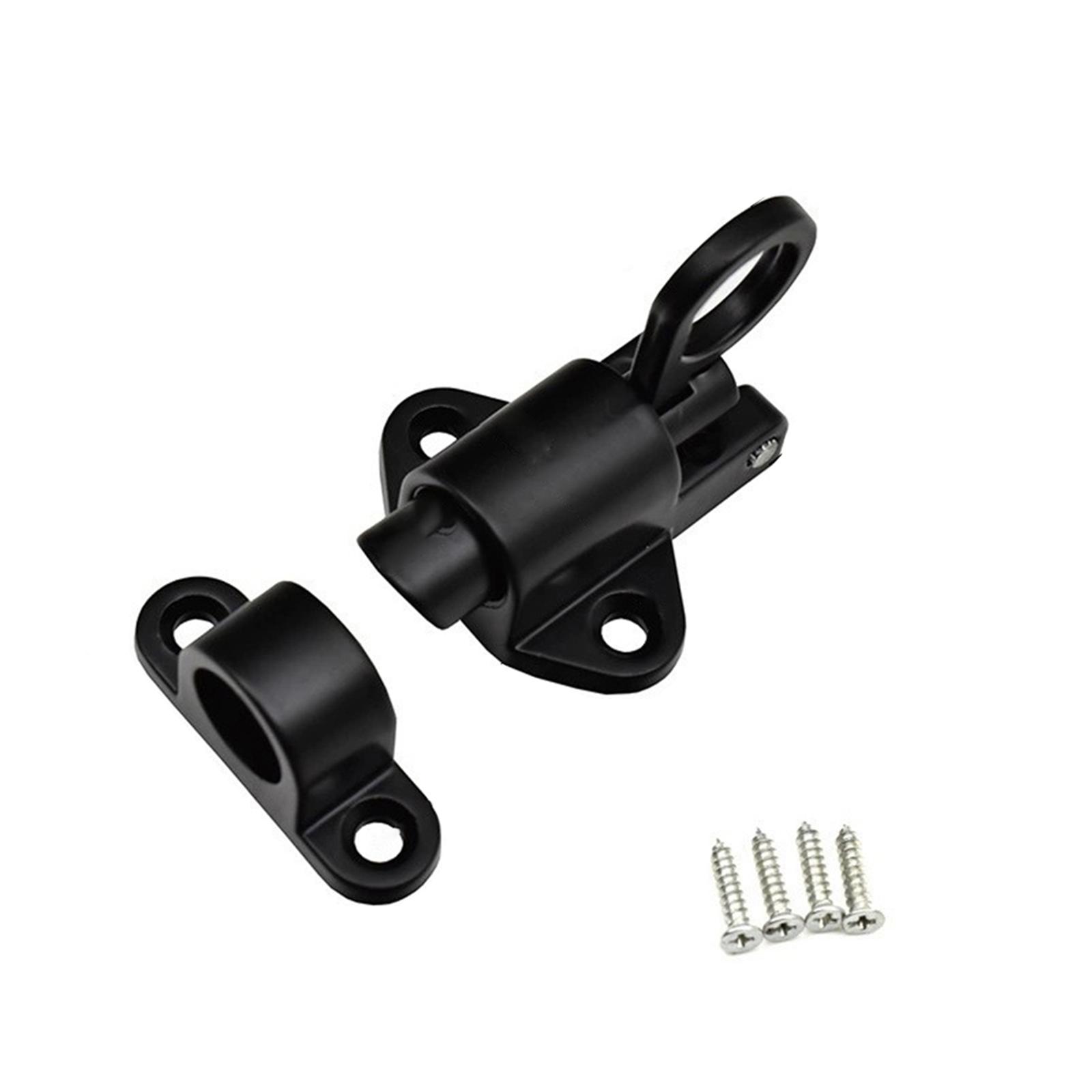 

Automatic SashLock Door Latch Aluminum Alloy Black/white/silver Color Replacement Self-Closing Brand New Home Improvement чорний