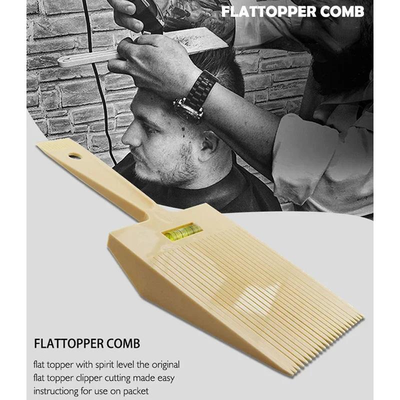 Männer Flat Top Guide Kamm Haarschnitt Clipper Kamm Friseur Frisur Werkzeug Haar Schneiden Werkzeug Salon Friseur Liefert Zubehör