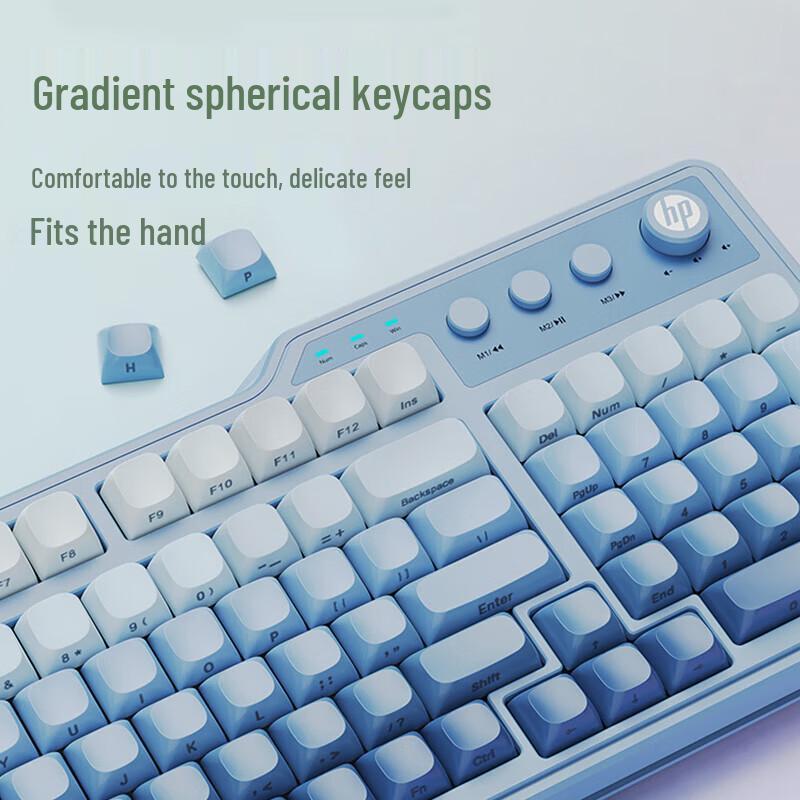 HP K360 99-Key RGB Wired Gaming Keyboard
