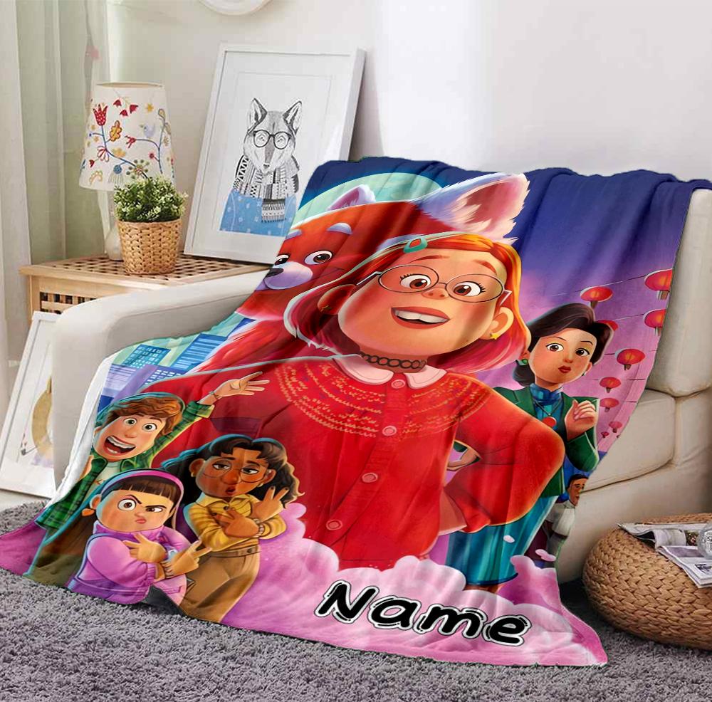 Custom Name Friendship Adventure Flannel Blanket Throw Blanket Soft Warm Sofa Bed Home Decor Unique Gift