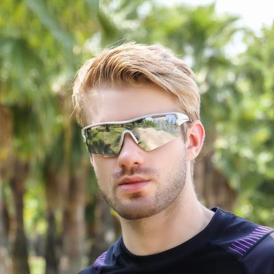 Ochelari de Soare Sportivi UV400 Rezistenți la Vânt Ochelari de Ciclism Ochelari de Exterior Ușori Protecție de Siguranță Unisex pentru Alergare Ciclism