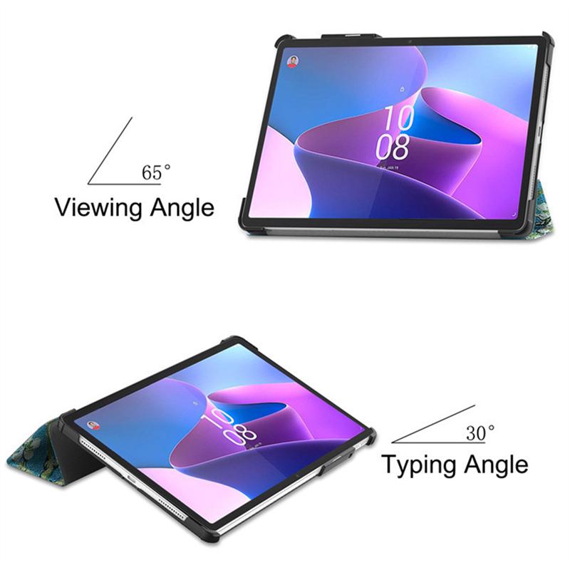 Case for Lenovo Tab P12 12.7 Lightweight Tri-Folding Stand Leather Tablet Cover for Xiaoxin Pad Pro 12.7 P11 P11Pro P12 2023