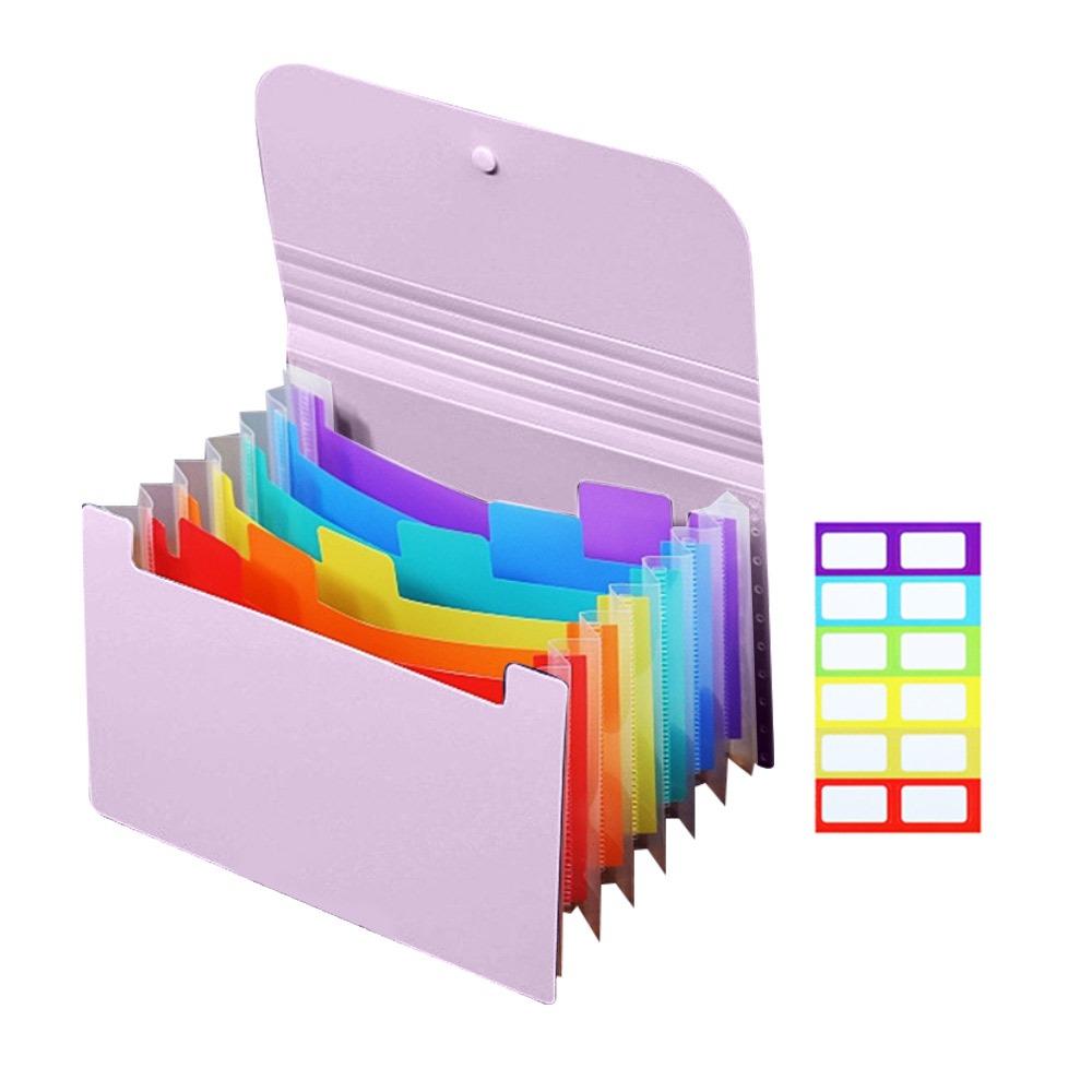 Waterproof Organ Bag 7 Layer File Pouch Portable A6 File Folder