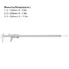 Vernier Caliper, 150mm/200mm/300mm High Carbon Steel Caliper, Measuring Gauge for Measuring Width, Outer Diameter, Inner Diameter, and Depth (0-150mm)