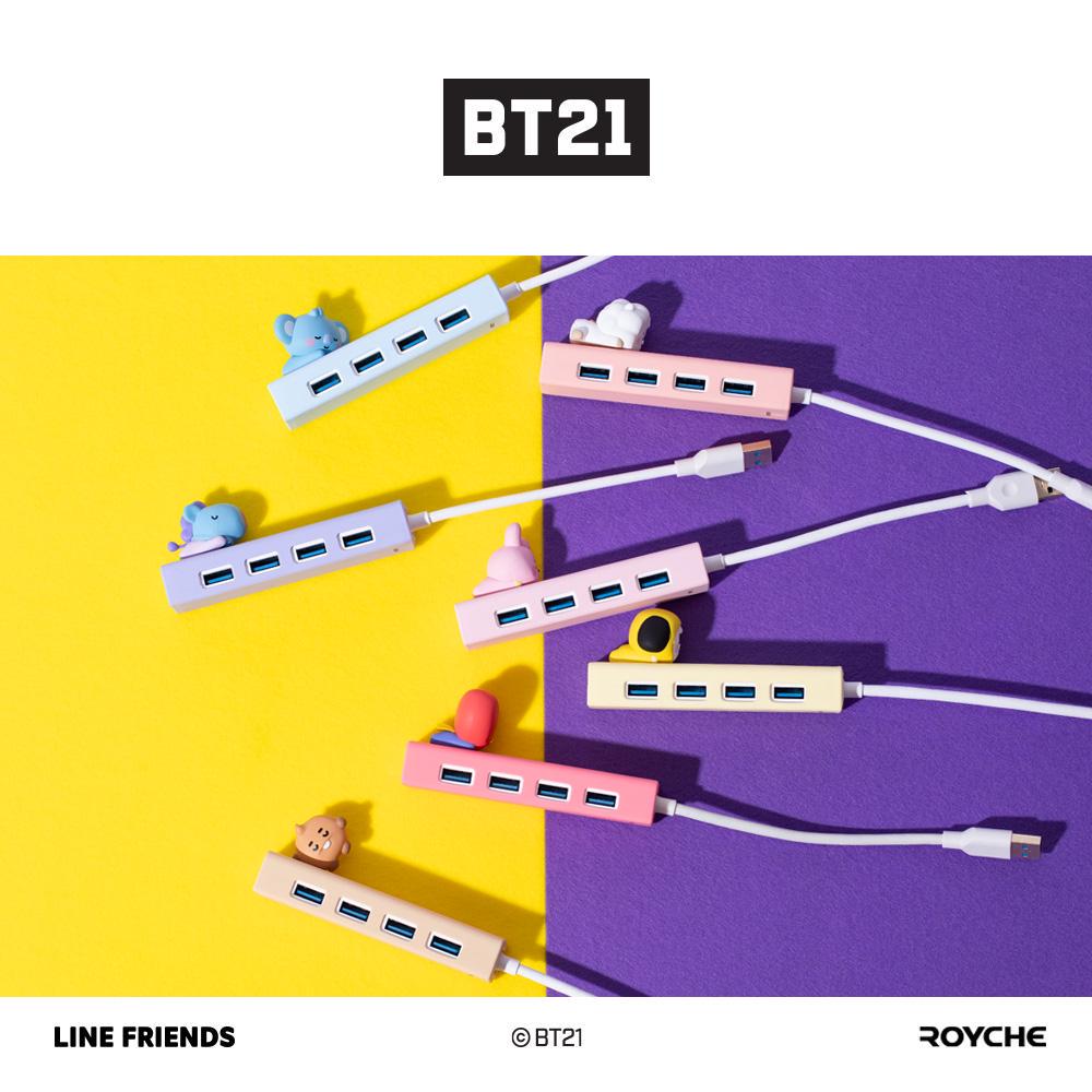 BT21 Hub USB Baby Fugure di Royche