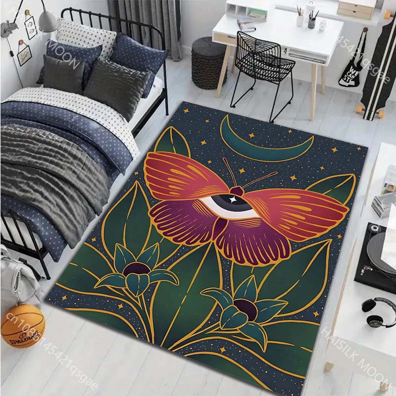 17 Styles Witchy Eye Painting Carpet for Living Room Bedroom Sofa Doormat Decor Sofa Table Area Rug Non-slip Floor Mat