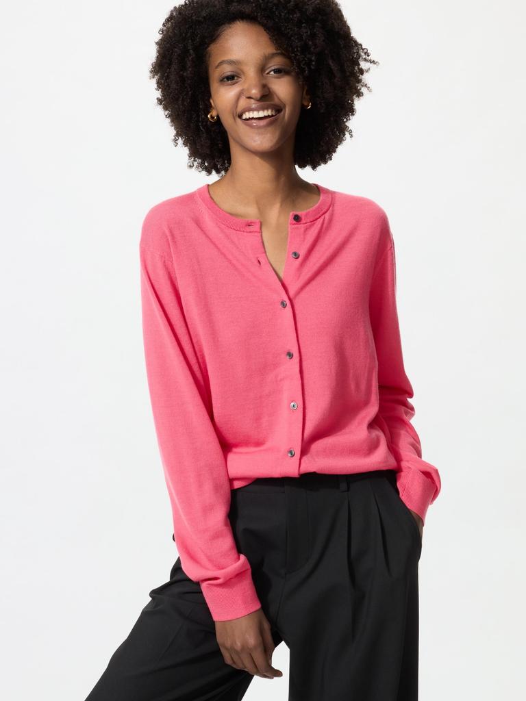 Uniqlo Merino Crew Neck Cardigan