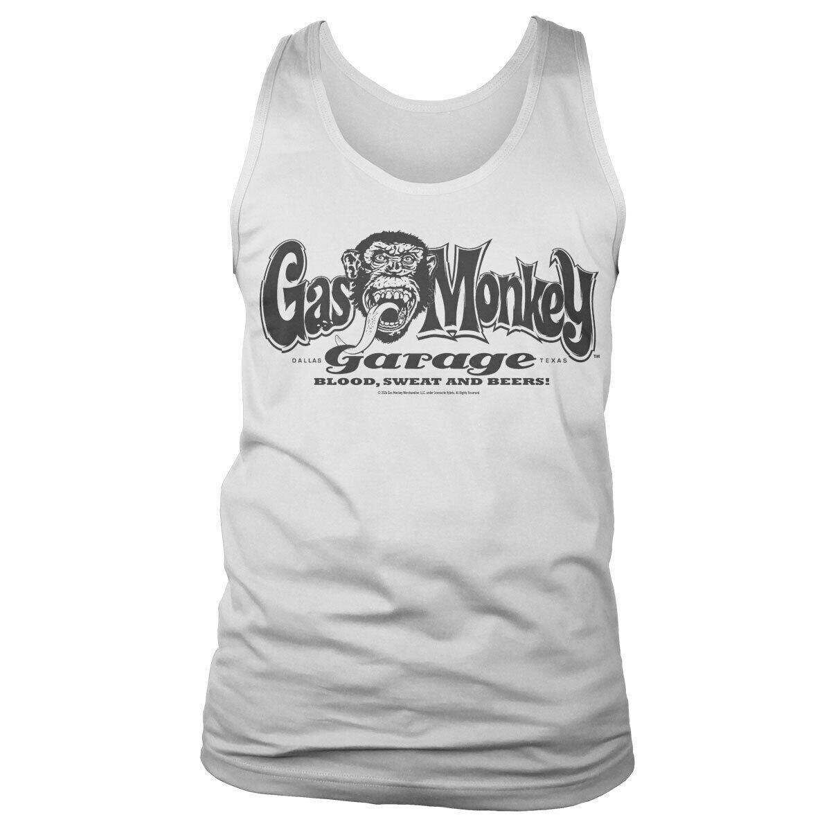 Licenza Ufficiale Gas Monkey Garage Logo Uomo Maglia Canotta XXXXL