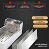 Electric Fryer Home Electric Oil Fryer Pot Large Capacity Stainless Steel Durable for Fried Skewers Dough Sticks Chicken Wings