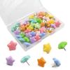 20/50Pcs DIY Star Shape Pushpins Macaron Blackboard Push Pins Portable Decorative Studs  Corkboard