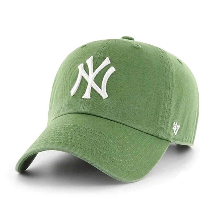Casquette Réglable - 47 Brand - CLEAN UP - New York Yankees - Vert - 100% Coton - Décontractée