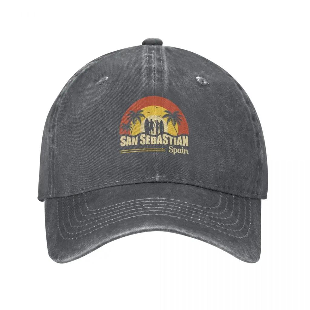 San Sebastian Spagna Popolare Posto Estivo per il Surf Cappellino da Baseball cappellino da papà Cappello di Marca di Lusso Marca di Lusso Donna Unisex