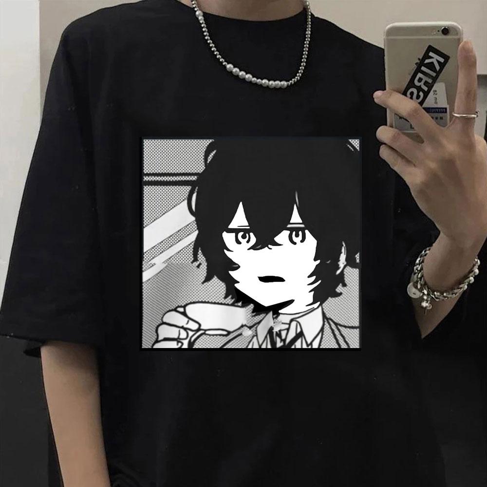 

Аниме Bungou Stray Dogs Dazai Osamu Chuuya Nakahara футболка унисекс женская футболка в стиле Харадзюку Unisexga футболка унисекс уличная одежда футболки мужские