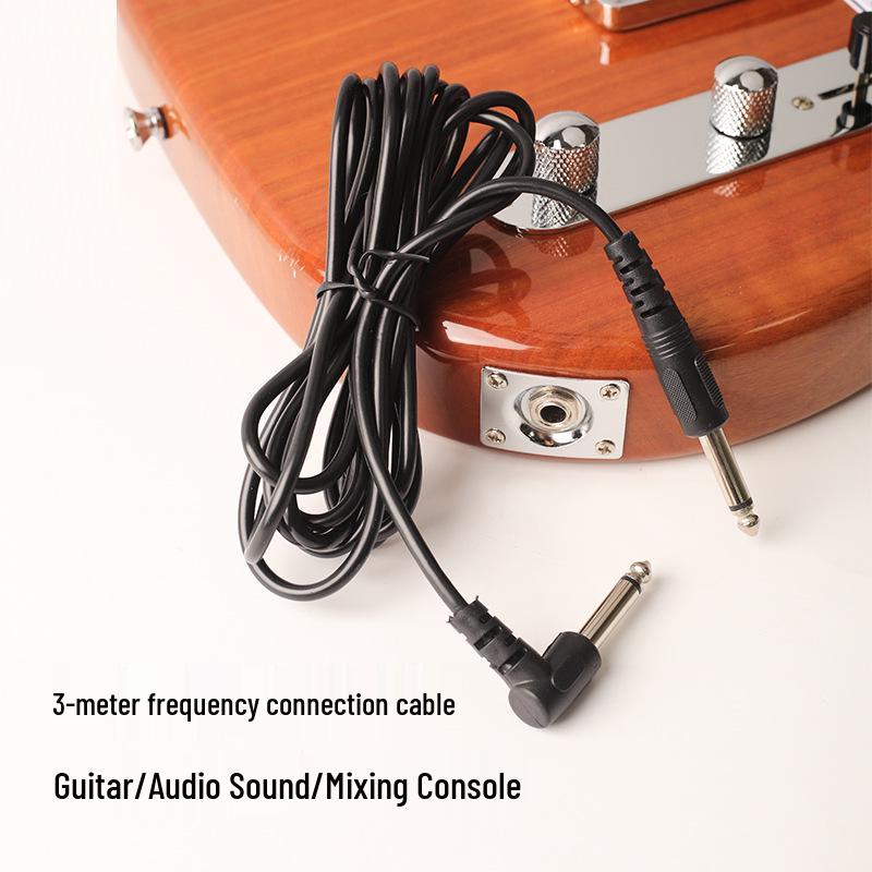 3m Colorful Noise-Reduction Guitar Cable for Electric, Bass, and Acoustic Instruments