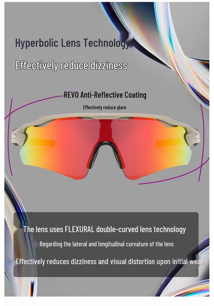 Occhiali da sole fotocromatici iridescenti per ciclismo e sport: Antivento, Protezione UV e Luce Blu, Ultraleggero