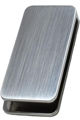 Geld kein schwaches Kneifen Hergestellt in Messing [TAVARAT] Herrenclip, Kraft, Japan, U-Clip (Silber)