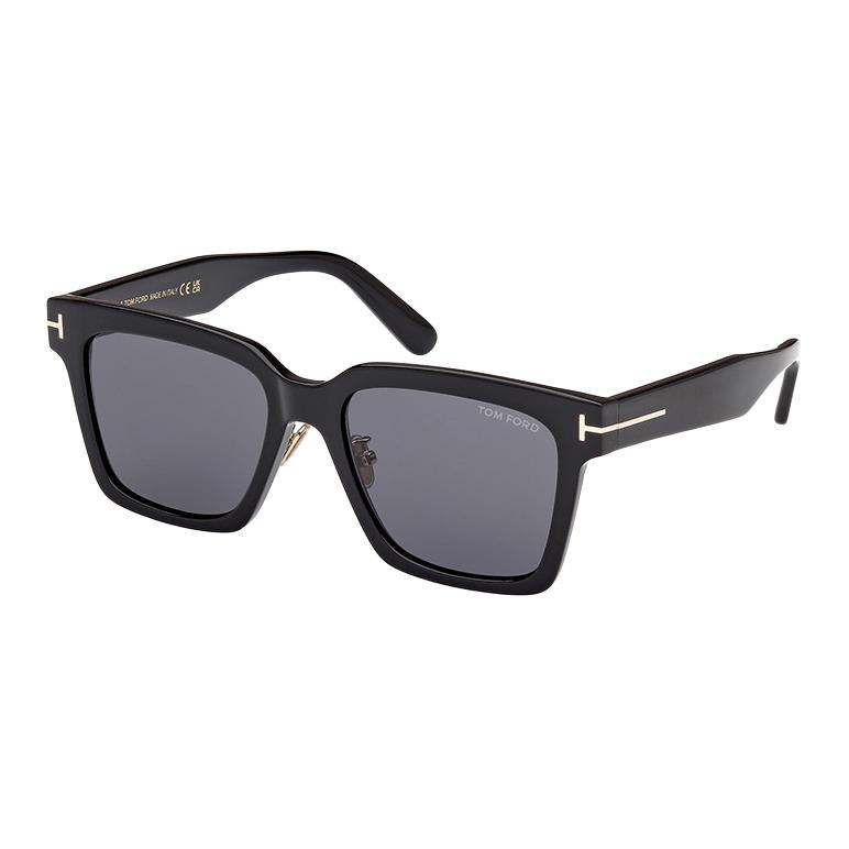 

TF Mirror Leg Logo Square Sunglasses Unisex sunglasses Black FT1160K-5401A Basic Packaging-Eyeglass Case+Box