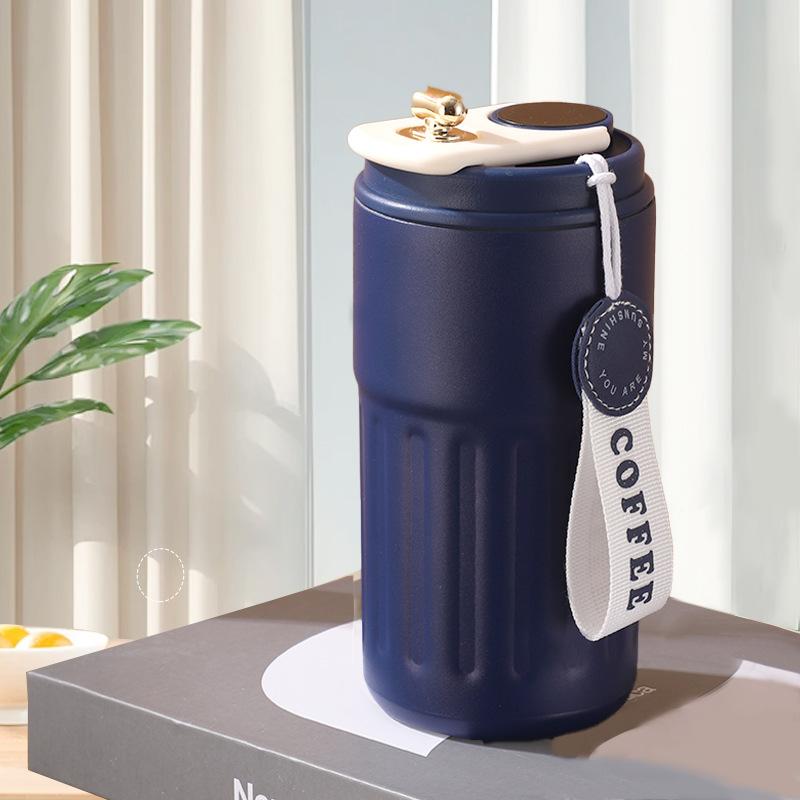 Thermos Cup 316 Stainless Steel Temperature Display Coffee Cup Portable Vacuum Car Easy Cup High Value Gift Cup