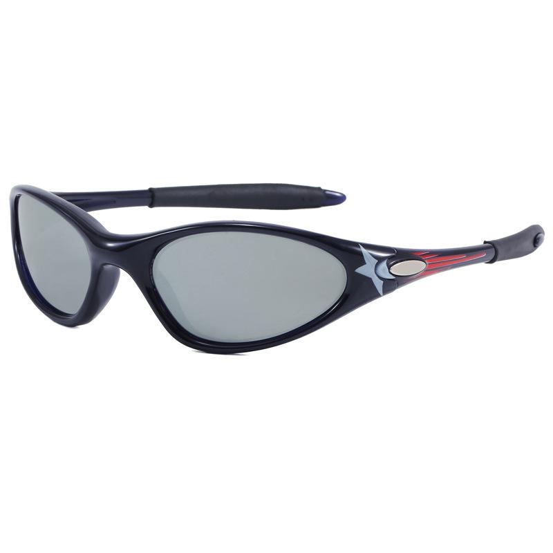 European and American sunglasses for men and women TR Retro Oval Frame Outdoor Cycling and Driving Sunglasses minute