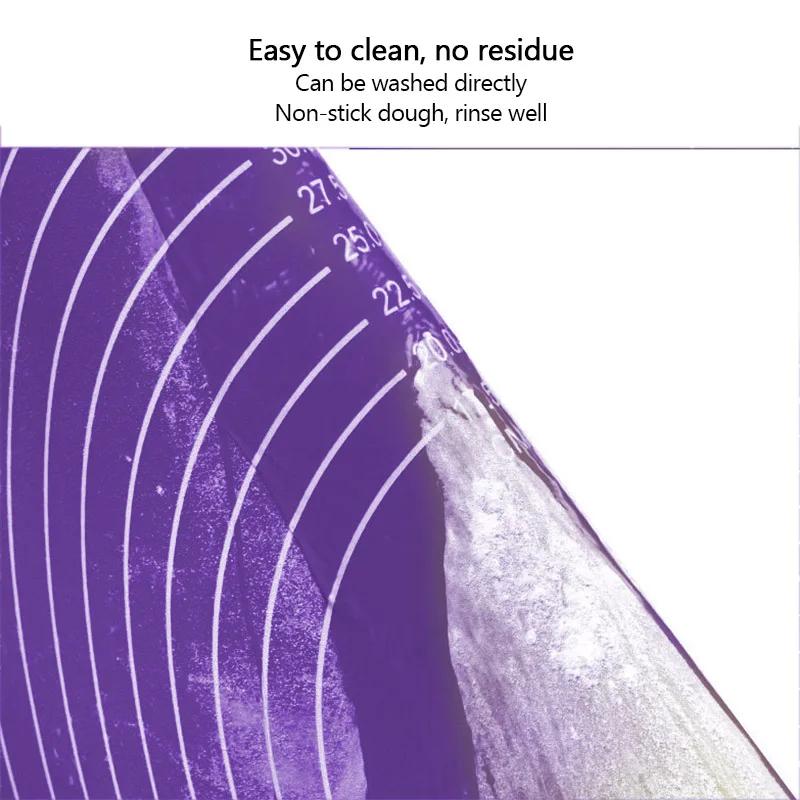 45x60cm Extra Large Baking Mat Non-Stick Silicone Pad Sheet Dough Rolling Pad Macaron Pizza Dough Maker Holder Baking Accessorie