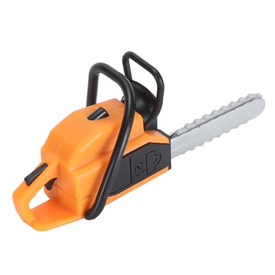 Miniature Tiny Chainsaw Lawnmower Model Garden Saw Decorative Model for Outdoor Home Garden Decoration