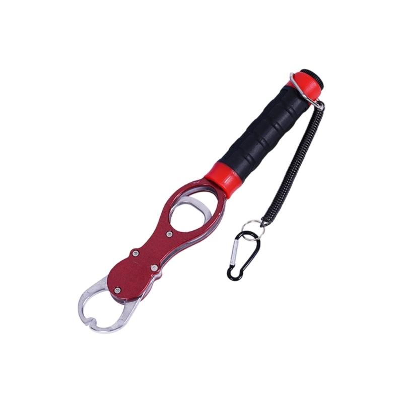 Fishes Control Clamps Grabber Aluminum Alloys Fishes Lip Gripper with Scale Professional Fishes Grabber Easy To Use