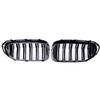 Front Racing Kidney Grille for Bmw 5 Series G30 G38 525I 530I 540I 550I 2017-2020 M-Performance Bumper 2 Slat Grill Replacemt