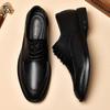 Fashion Genuine Leather Men's Oxford Shoes Spring Summer Casual Shoes Fashion Soft Sole Sneakers Walking Shoes Simple Business Footwear
