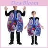 Game Character Lung Cosplay Costume With Digital Print For Halloween And Stage Performances