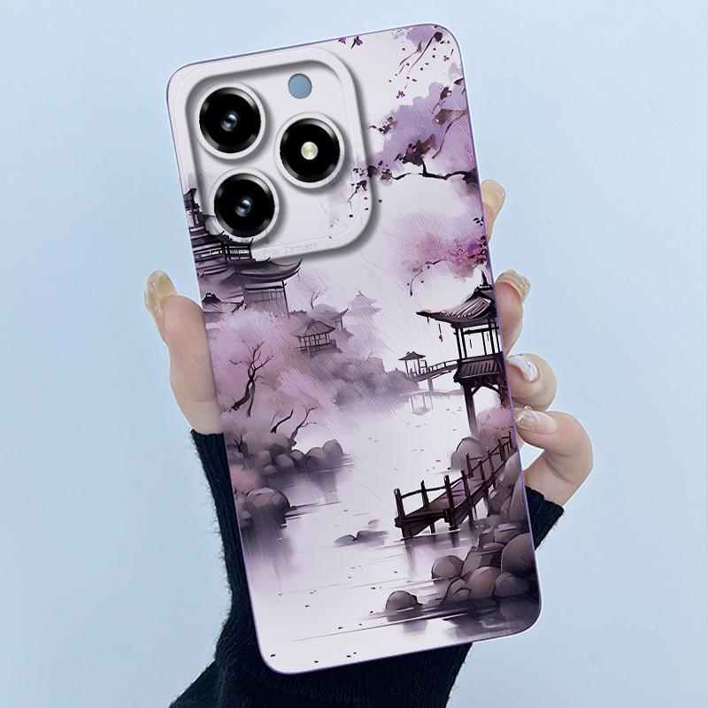 Case For Realme C61 C63 Cute Panda Sweet Girls Cats Silicone Soft Back Cover For Realme Narzo N63 2024 Bumper Protective Casing
