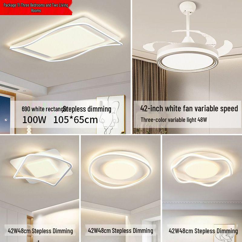 2025 Modern Minimalist LED Ceiling Light Set for Living Room
